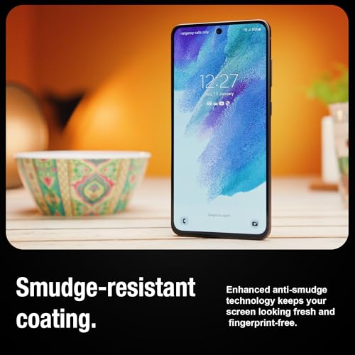 Image of Supershieldz NeoGuard HD+ Tempered Glass Screen Protector Guard for Samsung Galaxy S21 Fe, 9H Hardness | Case-Friendly | Easy Installation Kit