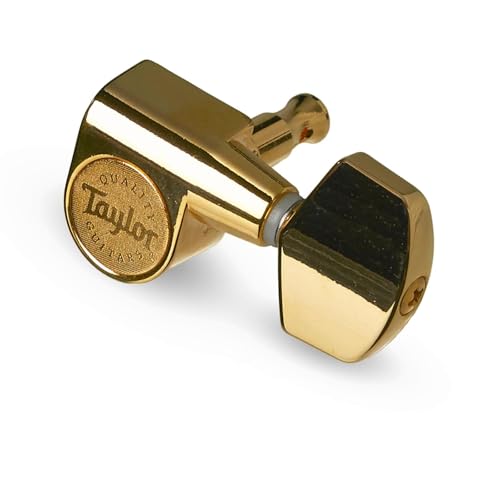 Taylor 6-saitige Gitarren-Stimmwirbel, Verhältnis 1:18, poliertes Gold