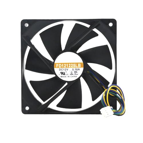 Replacement Cooling Fan for FD121225LB 120x120x25mm DC12V 0.18V 4PIN 4Lines