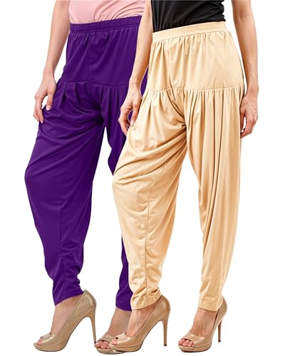 Image of Buy That Trendz Patiala Salwar for Women Relaxed Fit Viscose Patiyala Salwar Harem Bottom Pants