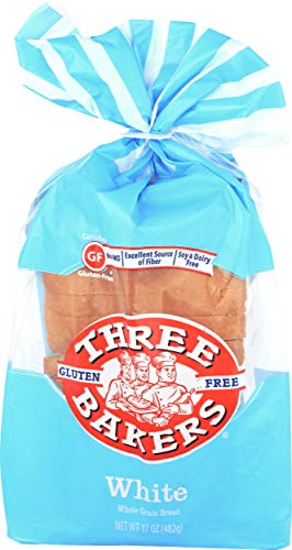 Three Bakers, Bread White Whole Grain, 17 Ounce