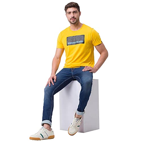 Image of Spykar Men's Mid Rise Skinny Fit Jeans