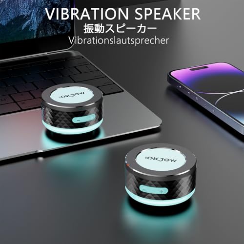 Image of 2pcs Bone Conduction Speaker Bluetooth Portable Vibration Speaker RMS 7.5W