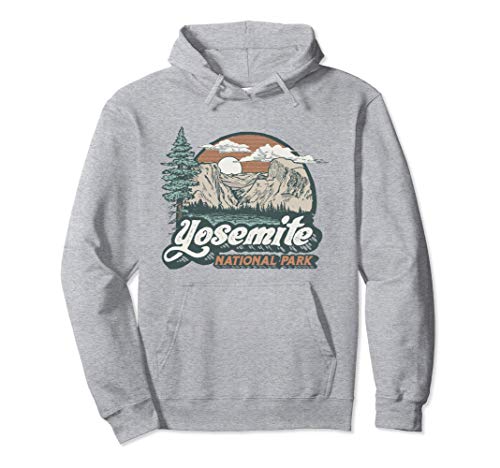 Vintage Yosemite National Park Retro Style Eighties 80s Sweat à Capuche Cover