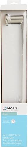 Miniatura 3 de Moen Y1124BN Rinza - Grifo de barra de toalla cepillado de 24 pulgadas, níquel Br resistente a manchas (SRN)