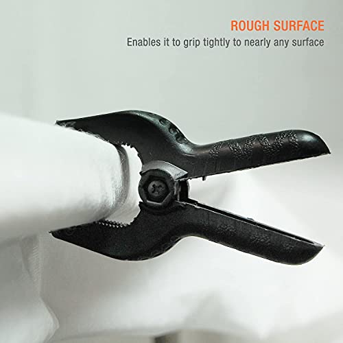 Eachpole |10-Pack| Heavy Duty Nylon Spring Clamps 4.5 Inch For Home Improvement Projects And Photography Studios, Apl1770 #TOP2