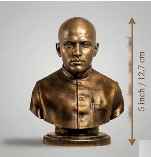 Image of Half Burst Customized Miniature | 3D Half Burst Statue | Personalized Bronze Colour Statue