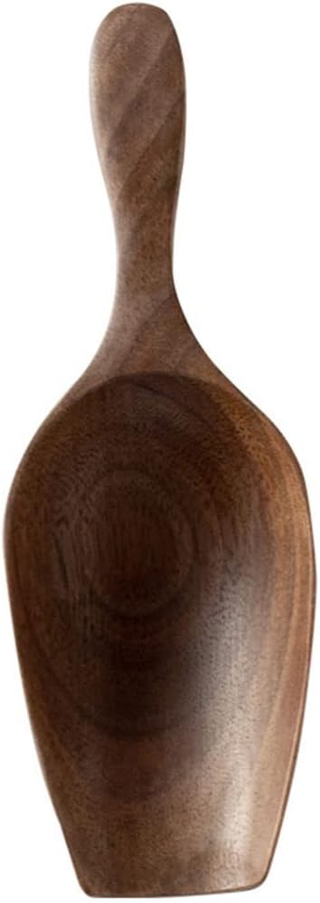 NOLITOY Coffee Bean Shovel Wood Coffee Scoop Filling Scooper Measuring Scoop Kitchen Utility Scoop Rice Shovel Tea Shovel for Loose Leaf Tea Coffee Home Kitchen