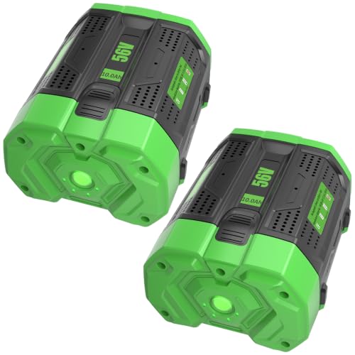 Image of 2Pack BA5600T 56V Replacement Battery for EGO Battery 10.0Ah(Black) | Compatible with EGO Battery 56Volt Cordless Tools