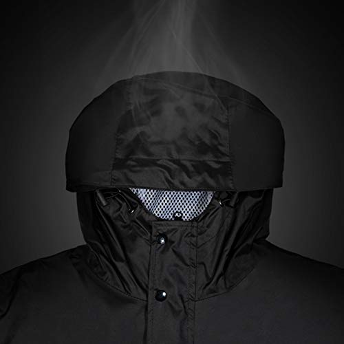 Impermeable para lluvia con capucha y pantalón, talla 3X-Large miniatura 6
