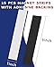 Magnetic Strips 15 Pack Flexible Magnetic Tape with Adhesive Backing Magnet Strips (Each 6