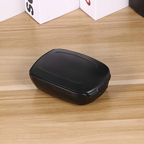 Estojo para aparelho auditivo Healifty pequeno impermeável portátil para aparelho auditivo (preto)