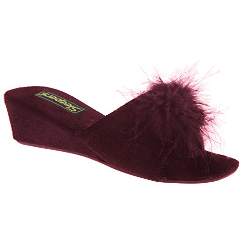Zapatillas de Estar por casa Modelo Anne para Mujer (36/Vino)