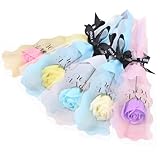 ローズ ソープフラワー 15本セット 1輪 花束 石鹸で作った造花 長期間保存可能 フラワーソープ 枯れない花 バレンタイン 卒業式 誕生日 母の日 父の日 敬老の日 開店祝い 退職祝い 送別会 プレゼントに最適 (カラフル)