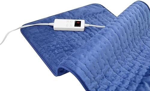Heating Pad for Back and Knee Pain Relief, Period Heating Pad for Cramps with 6 Temperature Modes, Heat Pads for Back Pain Relief, Machine Washable image 2