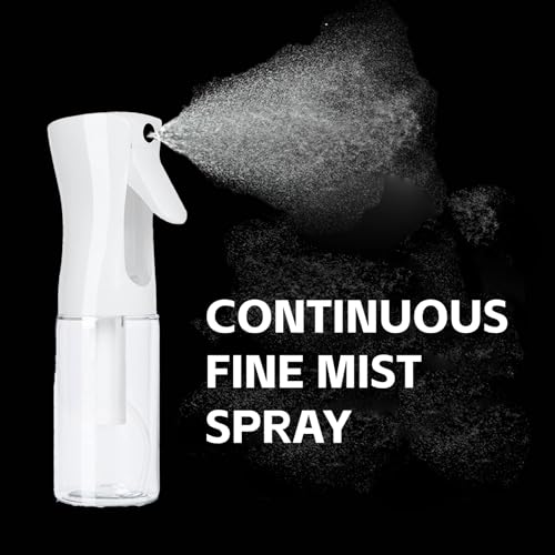 FontFable 3er-Pack Sprühflaschen mit Feinem Sprühnebel – 200 ML Wasser-Sprayflasche für Haare, Pflanzenpflege, Hautpflege und Haustiere – Ideal für Friseursalons und Reinigungsanwendungen