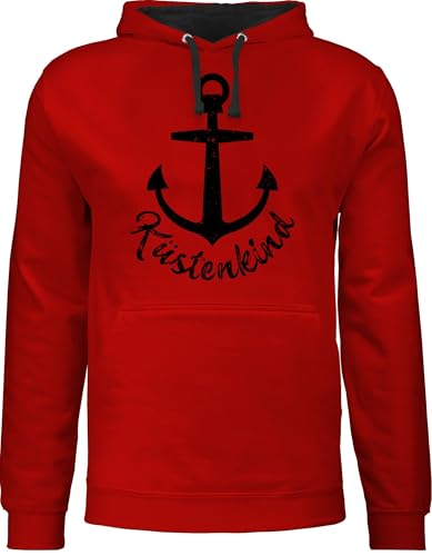 Shirtracer Pullover Herren Frauen Hoodie Kontrast zweifarbig - Sprüche...