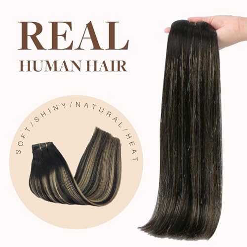 Image of GOO GOO Seamless Clip in Hair Extensions Real Human Hair Remy Extensions