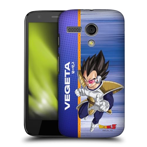 Head Case Designs Officially Licensed Dragon Ball Z Vegeta Saiyan Arc Characters Hard Back Case Compatible with Motorola Moto G (1st Gen)