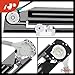 A-Premium Rear Left Driver Side Power Window Regulator Without Motor Compatible with BMW E39 525i 2001-2003, 528i 1999-2000, 530i 2001-2003, 540i 1999-2003, M5 2000-2003
