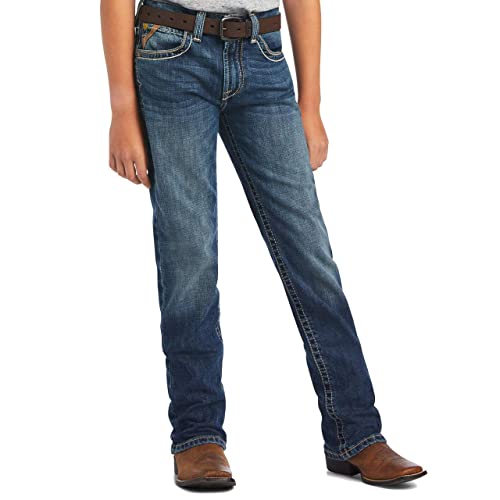 ARIAT Boy's B5 Slim Wilson Stackable Straight Leg Jean Denim2