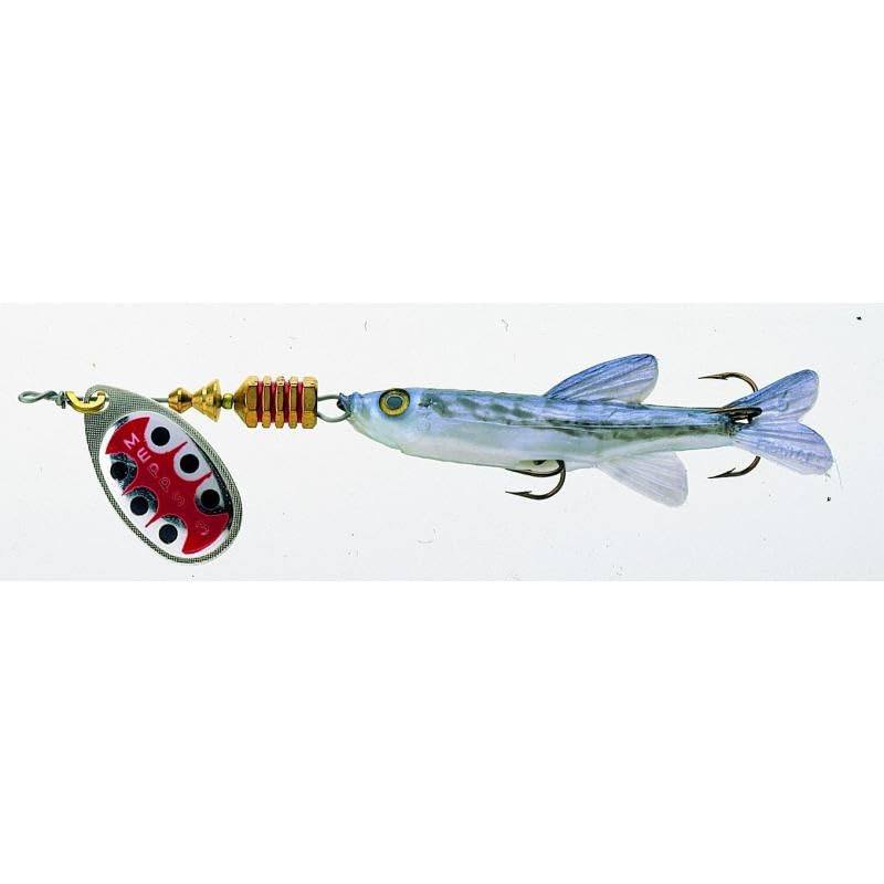 Mepps Aglia Spinner Argenté/Noir – Cuillère N°1 Pour Truite, Brochet Et Perche