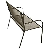 DEGAMO Gartenbank Classic 2-sitzer Streckmetall anthrazit - 2