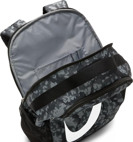 NIKE Unisex Kids Youth Brasilia Backpack - Cat Aop Fa24 Backpack (pack of 1), Black/Black/White, One Size, Young Athletes - Image 5