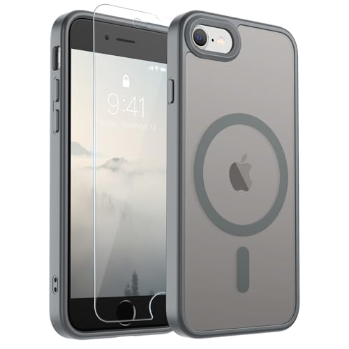 SUPFINE Magnetic for iPhone SE Case 2022 (3rd)/2020...