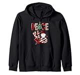 Photo Gallery cute xmas peace and love gnome. christmas gnome for women felpa con cappuccio Photo Gallery cute xmas peace and love gnome. christmas gnome for women felpa con cappuccio