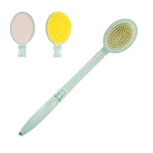 Extra Long Foldable Wand Body Brush, 3 in 1 Multifunctional Bath Brush Set, Creative After Surgery Gift