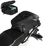 motorcycle tail bag seat bag waterproof luggage bag-Dual Use Motorcycle Backpack Luggage Bags Hard Shell Motorbike Helmet Bag Storage Bags tail pack motorbike-Black