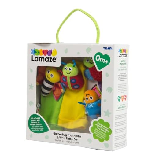 TOMY Lamaze - Coffret Hochets pour Poignets et Pieds L27634, 4 Hochets Pied et Main pour Bébé, Cadeau de Noël Original, Jouet d'Éveil Bébé, Jeu Éducatif Multicolore, Convient dès la Naissance