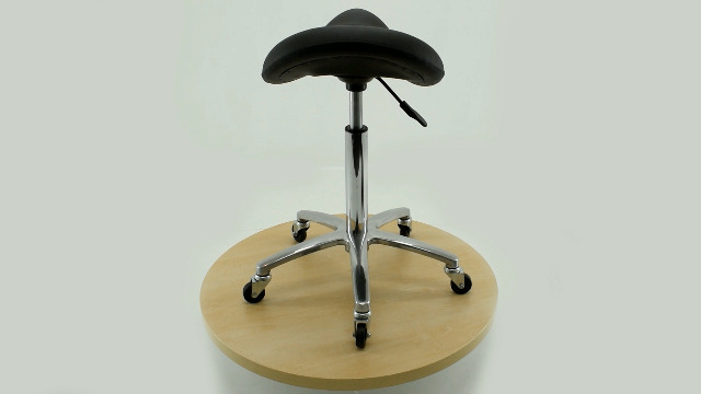 VAKON SALON - Ergonomischer Sattelhocker auf Rollen, höhenverstellbar von 55 - 75 cm - Drehhocker, Rollhocker… – Bild 8