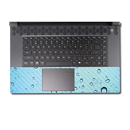 Image of MightySkins Carbon Fiber Skin Compatible with Alienware M17 R5 (2022) Full Wrap Kit - Rainy Day | Protective, Durable Textured Carbon Fiber Finish | Easy to Apply & Change Styles | Made in The USA
