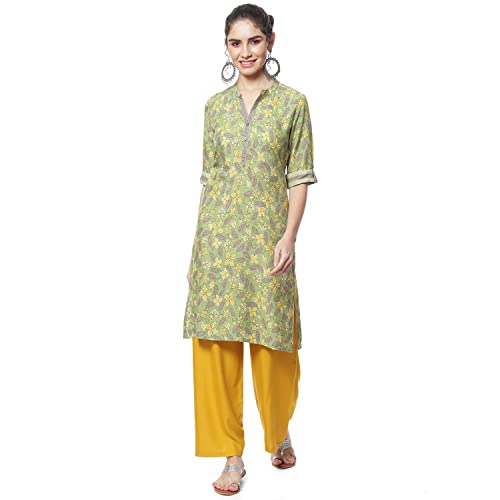 Image of Blue Liva Straight Kurta