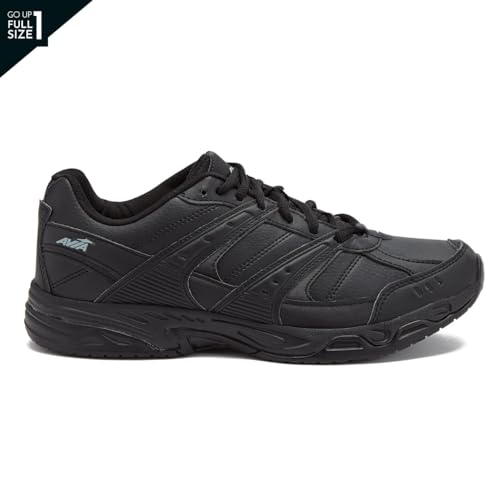 Avia Avi-Union II Non Slip Shoes for Women - Lace Up Comfort Women's Work or Walking Sneakers, Medium or Wide, Black or White2