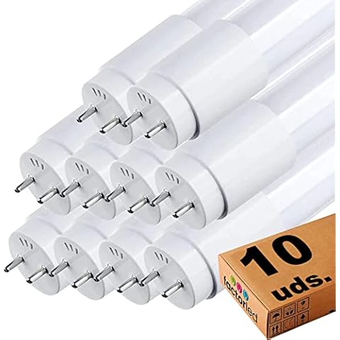 FactorLED Packx10 Tubo LED 60cm 9W OSRAM Chip Cover