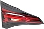 Evan-Fischer Tail Light Assembly Compatible with 2016-2017 Toyota RAV4 Inner Halogen LE/XLE Models Japan/North America Built Driver Side
