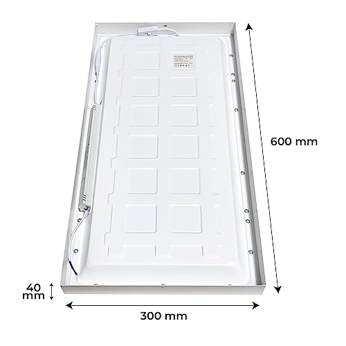 Panneau LED surface 60x30cm pour illuminer le bureau et la cuisine avec le sélecteur CCT - 6