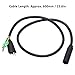 Gavigain 600mm Motor Convert Extension Cable, 9 Pin Conversion Line Waterproof Connector, Electric Bicycle Motor Extend Cable