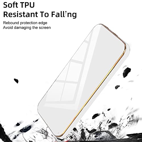 Image of KARWAN Luxury Back Cover Compatible for OnePlus Nord CE 2 (5G) | Logo View Mobile Phone Cases and Covers for OnePlus Nord CE 2 (5G)| Back case and Cover | Slim Shockproof | Soft TPU -White