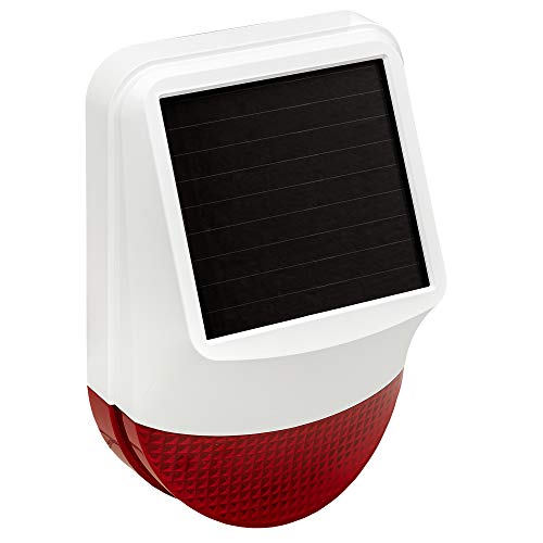 Safe2Home Solar Funk Außensirene - Außenalarm Serie SP310 - GSM WiFi Alarmsytem mit Solar Panel und 12 Volt Stromanschluss Cover