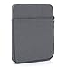 Produktbild MyGadget 6 Zoll Nylon Sleeve Hülle - Schutzhülle Tasche 6" für eBook Reader / Smartphone / Navi z.B. Kindle Paperwhite / Apple iPhone 12 Pro - Dunkel Grau