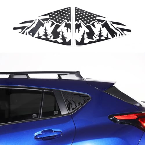 Car Rear Side Window Louver Sticker Trim Compatible with Subaru Crosstrek 2024 +?Car Louvers Rear Side Window Louvers Shutter Sticker Decorative Accessories
