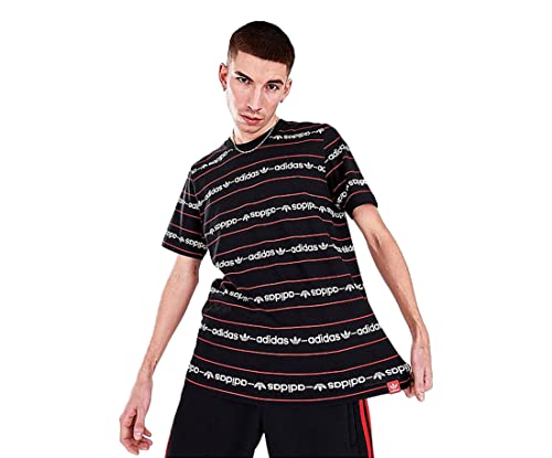 T-shirt adidas Stripes Hrz contre frottements haut de sport confort homme