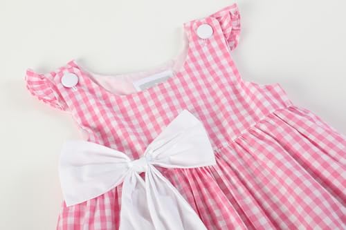 Baby and Girls Pumpkin Bow Dress3