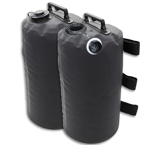 BailenaTents® Wassergewichte 15Liter Gewichte für Pavillon Zelte Beschwerung für Faltpavillon Standsicherung mit Wasser/Sand befüllbar, Universal Pavillonstandfüße für Gartenzelt