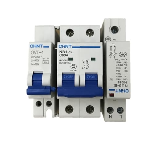 EDXFICDQ OVT-1 NB1-63 NU6-III POV-1 MCB Protector contra sobretensiones transitorias Sobretensiones transitorio y Permanente monofásico(32A)