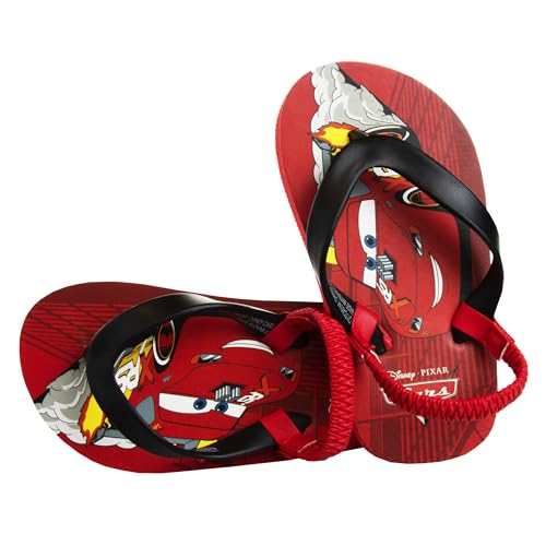 Image of Disney Girls Boys Character Flip Flops Sandals Kids Water Shoes - Minnie Mickey Moana Toy Story Frozen Cars Encanto Princess Thong Beach Slides Slip On Quick Dry (Toddler-Little Kid)
